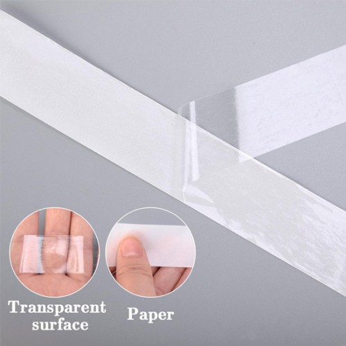 0.6 inch TPU Iron On Adhesive Tape, 100 Yards x 1 Roll, Transparent