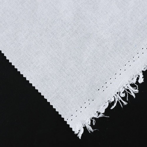 Heavyweight Cotton Fusible Interfacing, 44" x 100 Yards, White & Black