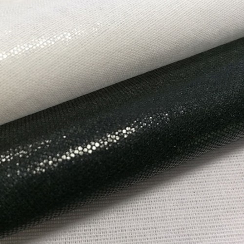 100 Cotton Woven Fusible Interfacing, 44" x 100 Yards, White & Black