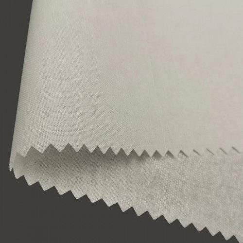 100 Cotton Woven Fusible Interfacing, 44" x 100 Yards, White & Black