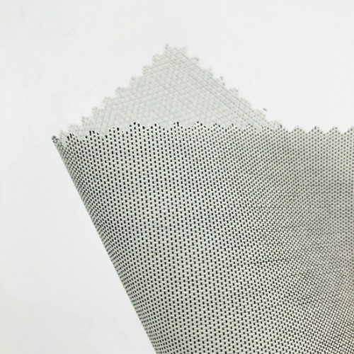 Woven Fusible Hat Interfacing, 60" x 100 Yards, Black & White & Grey