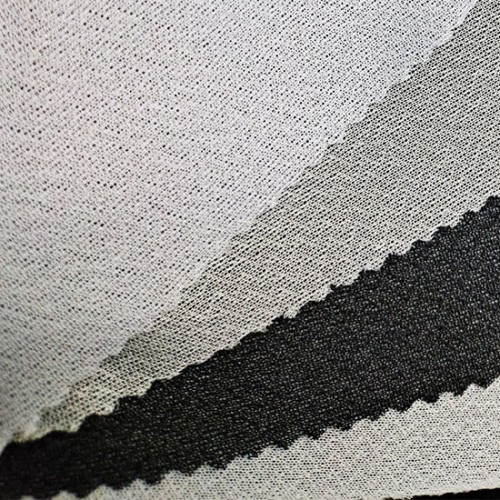 Medium Weight Stretch Interfacing, 60" x 100 Yards, Black & White