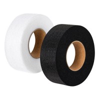 60gsm Iron On Hem Tape, 1.2 inch x 50 Yards x 1 Roll, White & Black