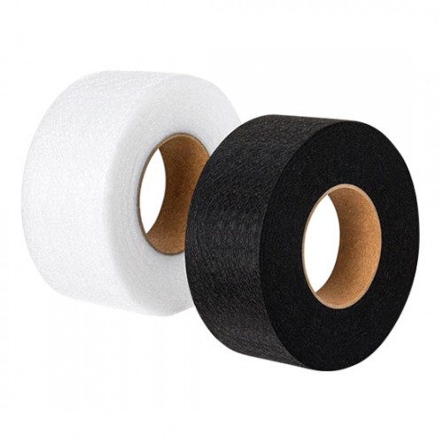 1.6 inch Iron On Hemming Tape, 70 Yards x 2 Rolls, White & Black