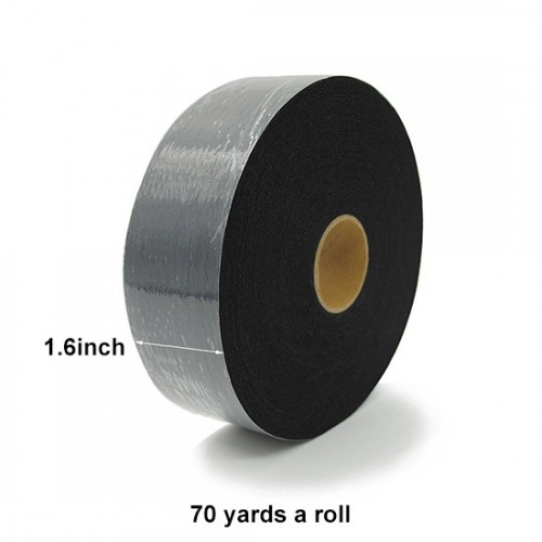 1.6 inch Iron On Hemming Tape, 70 Yards x 2 Rolls, White & Black