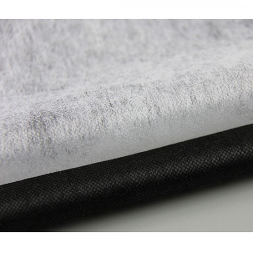 Lightweight Non Woven Fusible Interfacing, 40" x 100 Yards, White & Black