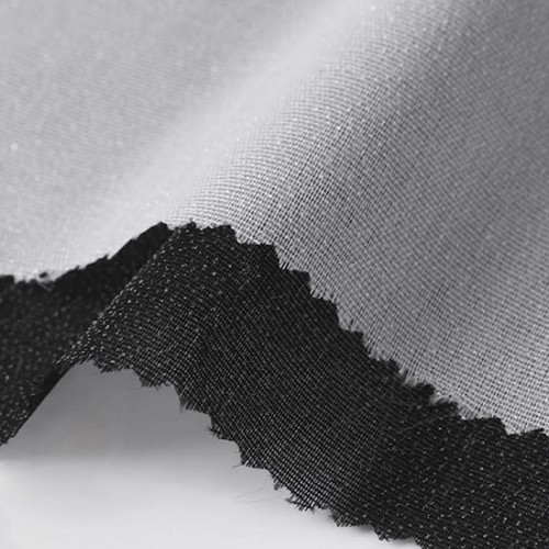 Lightweight Woven Fusible Interfacing, 60" x 100 Yards, White & Black