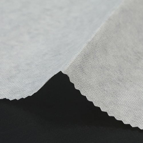 Medium Weight Iron On Interfacing, 40" x 100 Yards, White & Black