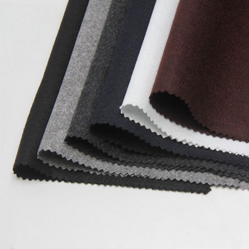 Polyester Felt Necktie Interfacing, 36" x 30 Yards, White & Black & Grey