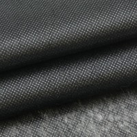 Double Dot Non Woven Interlining, 40" x 100 Yards, White & Black & Grey