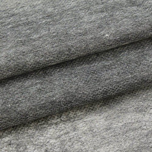 Double Dot Non Woven Interlining, 40" x 100 Yards, White & Black & Grey