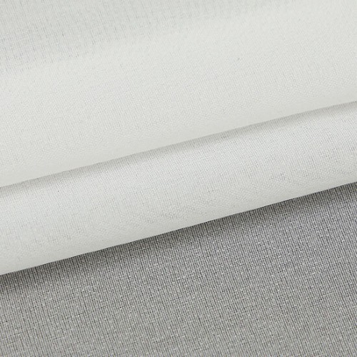 Silk Organza Woven Interfacing, 60" x 100 Yards, White & Black