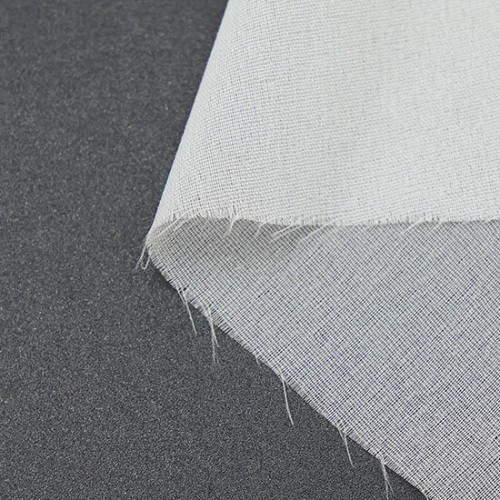 Silk Organza Woven Interfacing, 60" x 100 Yards, White & Black