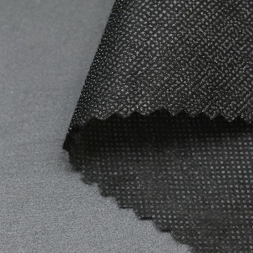 Nonwoven Thermal Interlining Fabric, 40" x 100 Yards, White & Black & Grey