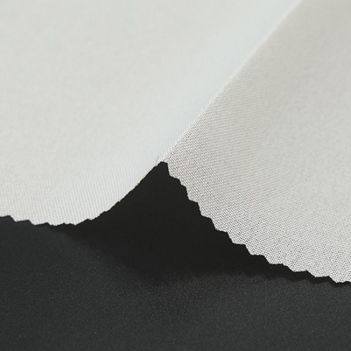 Stiff Garment Woven Interfacing, 60" x 100 Yards, White & Black